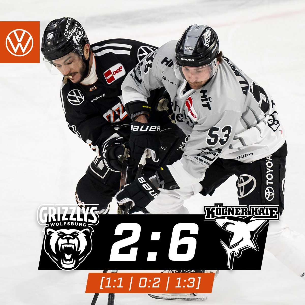 Endstand.
#grizzlys