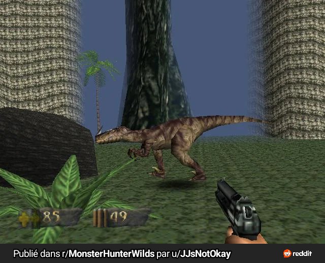 Drdjeytv's tweet photo. Doooonc 80 balles pour ma licence favorite sur Xbox Serie S et c'est aussi beau que Turok ? 
30Fps jamais constant, PNJ en 15 FpS. 
Visuellement en retard.

Jsuis triste 1er degré je l'attendais

#MonsterHunterWilds @FrMonsterHunter @capcom_france @XboxFR https://t.co/gyhIKAno9W