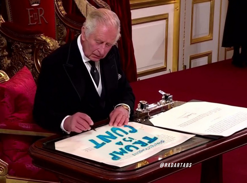 jdpoc's tweet photo. King Charles pens second letter to #Trump, https://t.co/akOAkh9ygu