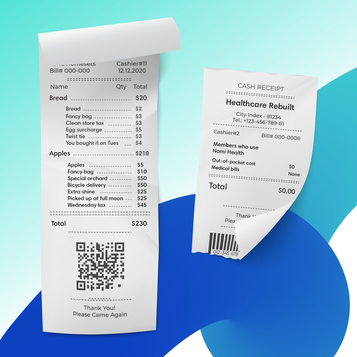 What if paying for groceries was like paying for healthcare? 🛒

Costs are:
❌ Unclear
❌ Inconsistent
❌ Unknown, and they reserve the right to bill you more

Ridiculous, right? Now, what if paying for healthcare was actually like paying for groceries? #Healthcare101