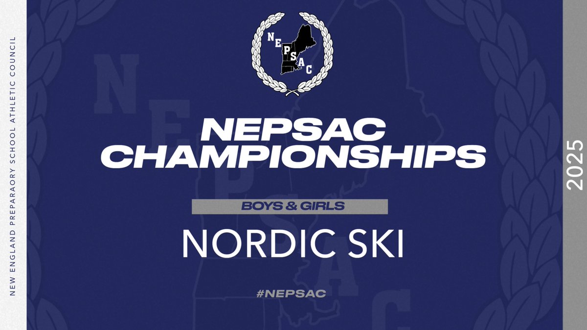 The <a href="/NEPSAC/">NEPSAC ®</a> Boys &amp; Girls Nordic Ski Championships are Saturday, March 1!

More Info: nepsac.org/tournaments/to…