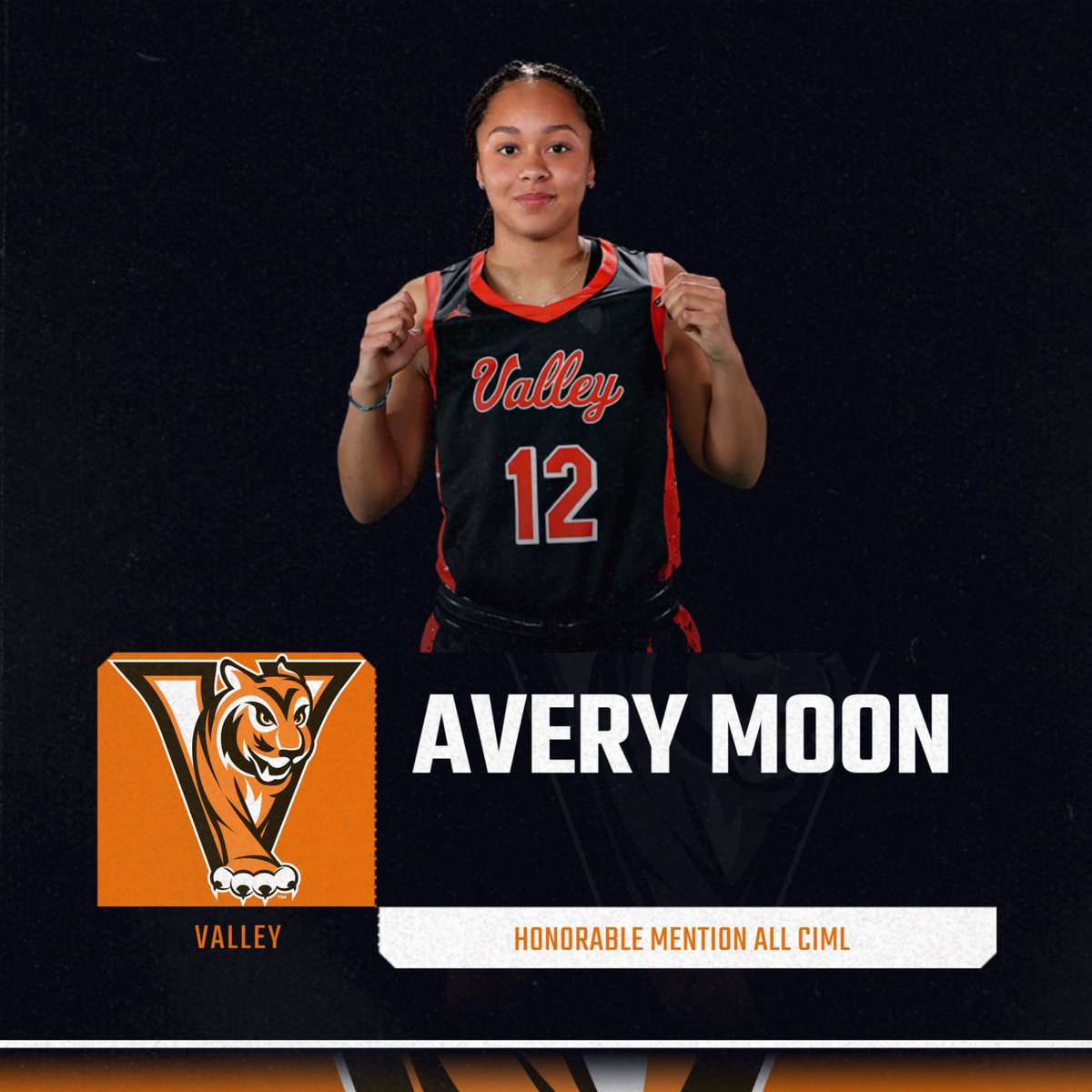 Congratulations to ⁦<a href="/Avery_Moon32/">Avery Moon</a>⁩ on being named Honorable Mention All CIML!