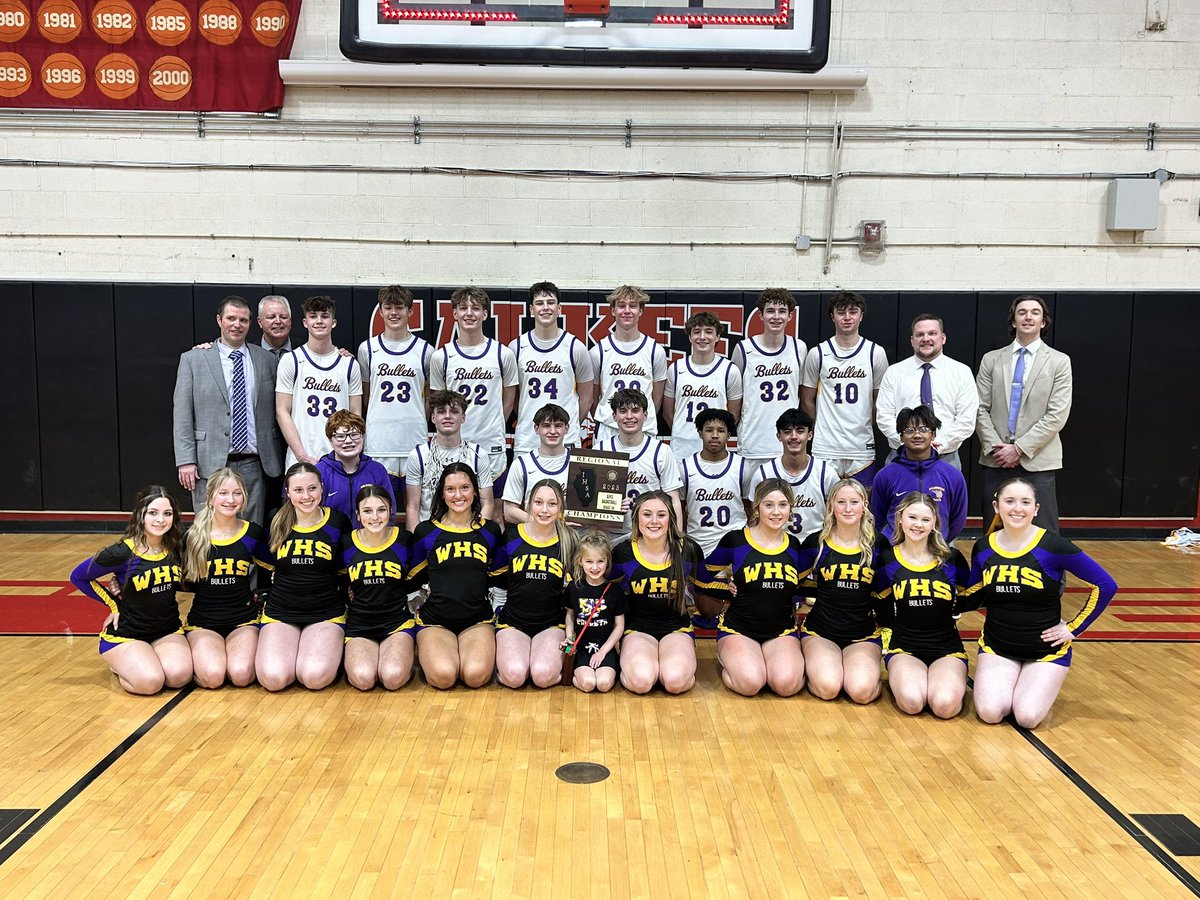 For the 2nd straight season, the 5th under Coach Beard, and the 11th time in program history, <a href="/boysbulletbball/">Bullets Basketball</a> are <a href="/IHSA_IL/">Illinois High School Association #IHSA</a> regional champs 

#bulletpride #wewontbackdown