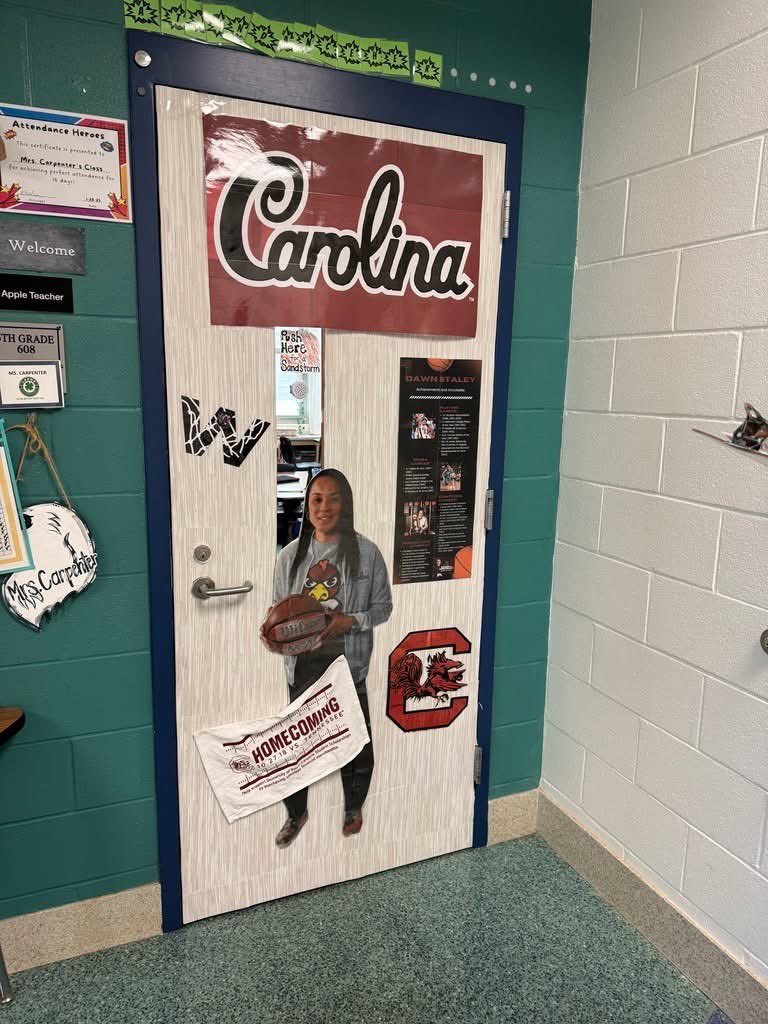LarneElementary's tweet photo. Larne Elementary wrapped up Black History Month today with a door decorating contest. Classroom's celebrated a famous figure, ranging from authors to athletes. Some displays included videos produced by students, QR codes to resources and music. https://t.co/ho5JolJbGu