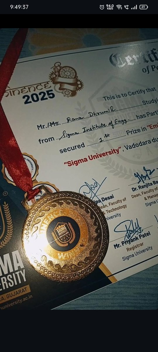 R_Dhrumil_7's tweet image. Victory at Code War!
I just secure the first place in Code War competition at my college! Sigma University India
The challenge? Identifying and fixing errors in C language code as quickly as possible.
#CodeWar #Codingcompetition
#BugFixing