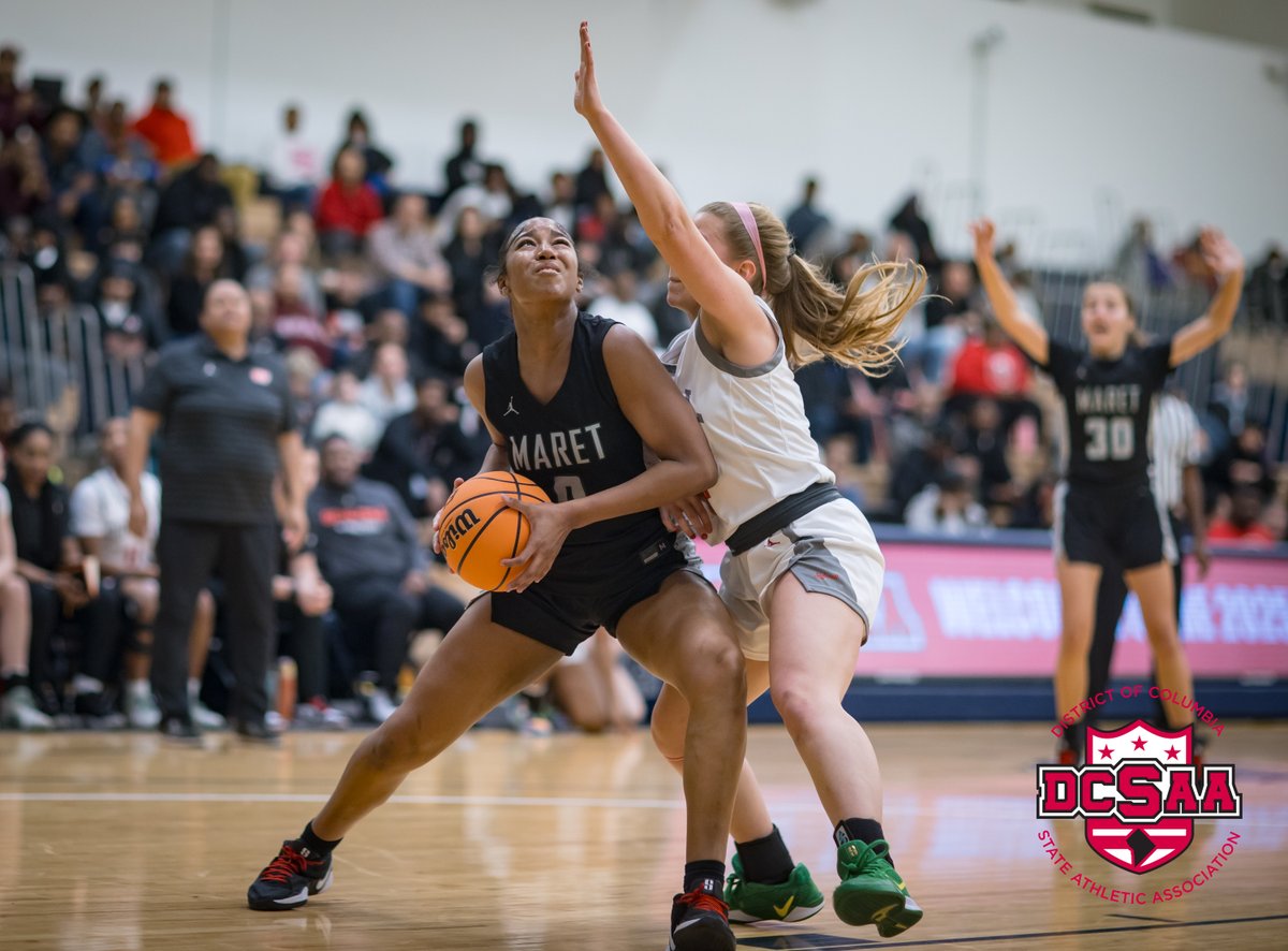 DCSAASports's tweet image. DCSAA Class AA Girls Basketball Semifinal. Maret vs. Sidwell Friends.
#DCSAA #ClassAA #Gameday #Dcsaastatechampionship #Basketball #Girlsbasketball