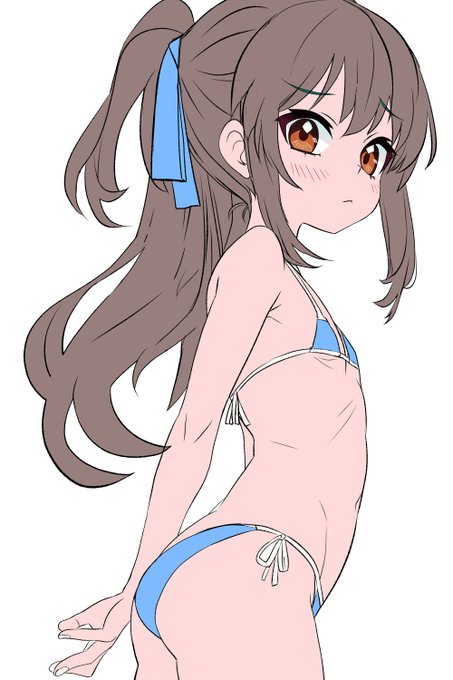 ざっくりラフでよこから橘ありすさん 