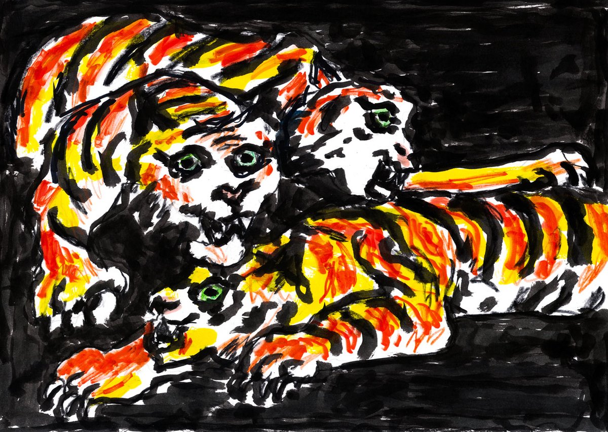 vivicorsi's tweet photo. #predator #Raubkatze #predateur #félin #felino #fauve #predador #predatore #Tiger #Tigre #ilustración #illustration #dibujo #drawing #dessin #Karikatur #Caricatura #pascalkirchmair #desenho #artwork #Zeichnung #desenho #predator #bigcat #inkdrawing #Kunst #art #arte #ilustração https://t.co/Re4tFtIuPu