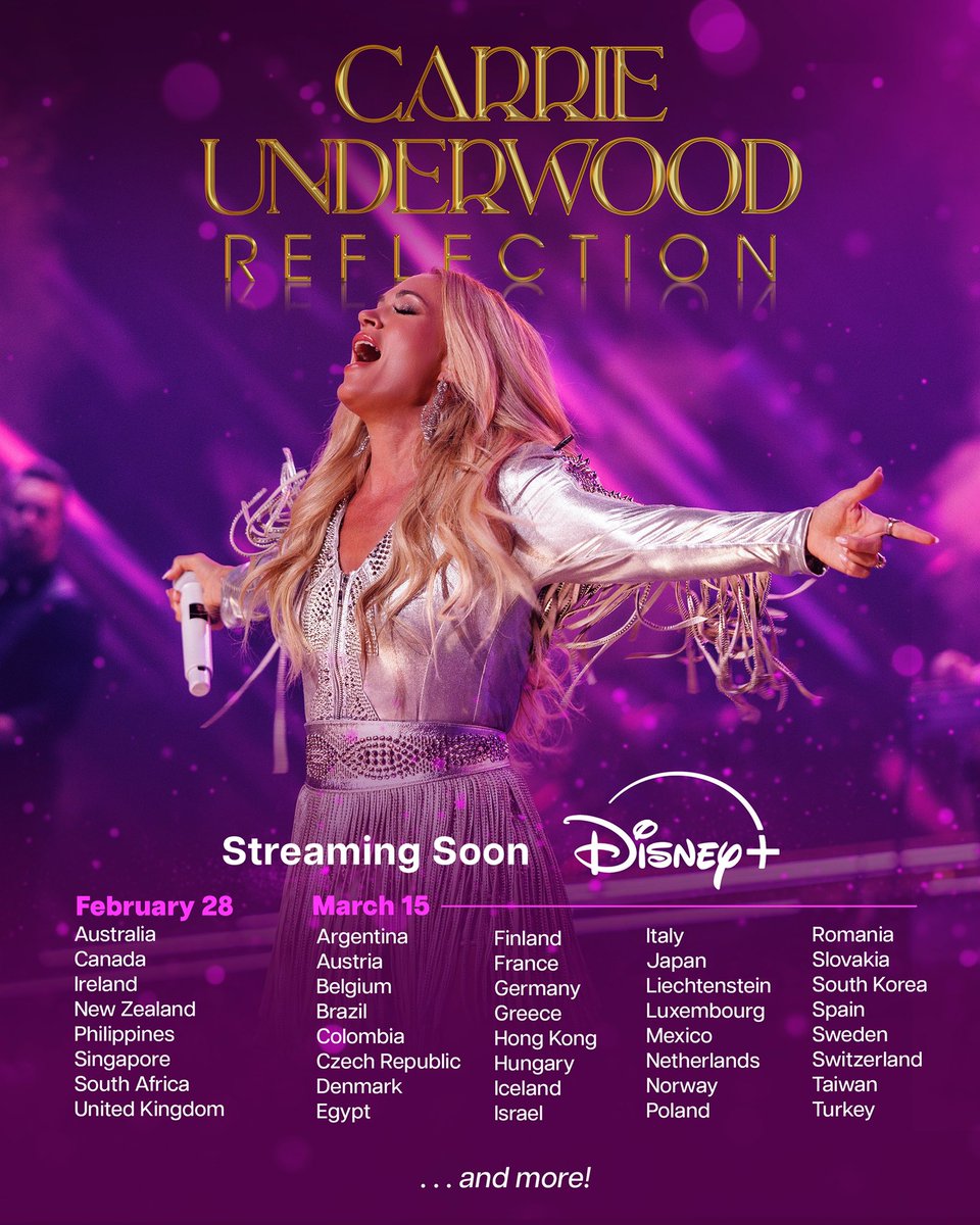#REFLECTION is available for streaming internationally in select countries now, and more on March 15!  🎥🎶🎤