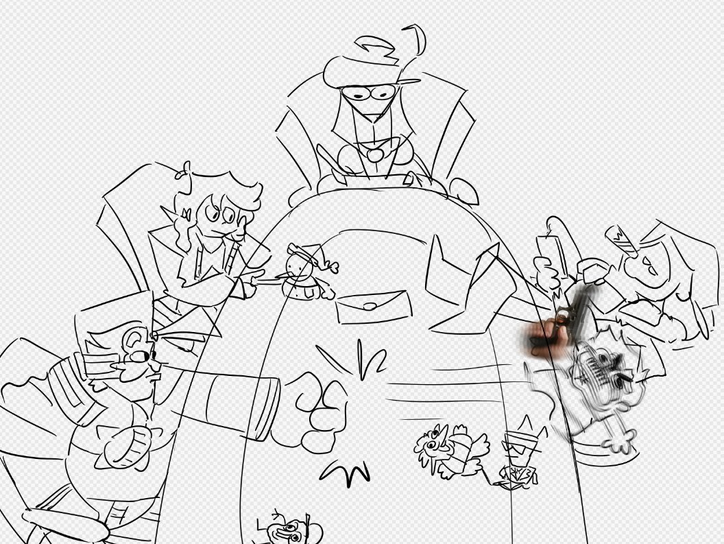 Alright the next interview is with <a href="/PibbyFunkin/">FNF: Pibby Corrupted</a>!!!
They were working on an animatic but weren't able to finish it sadly here are some of the frames
should be tomorrow around 7:30 pm est!
Here's the space: x.com/i/spaces/1gqxv…
and YouTube stream: youtube.com/live/TPYlCMkeK…