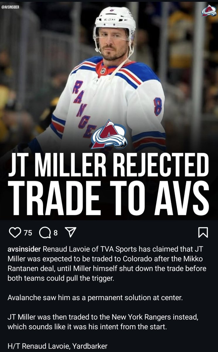 I know you love him <a href="/ShaneOBrien55/">Shane O'Brien</a>  but I'm not happy about this would have been a wagon of he came to Avs 🤦 #GoAvsGo