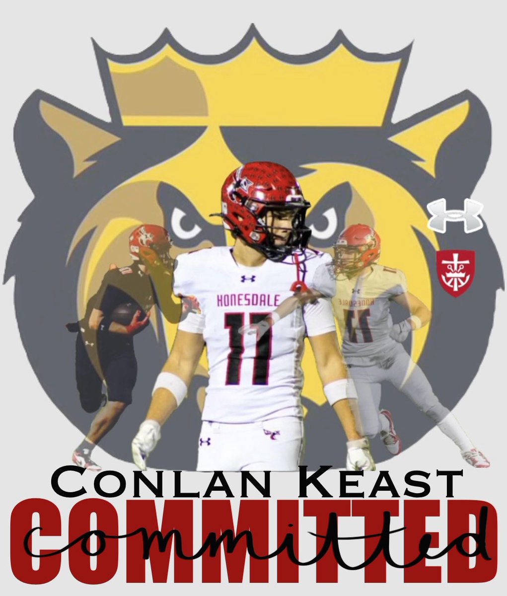 Conlan Keast (@conlank11) on Twitter photo I am excited to announce my commitment to Kings College to continue my football and academic career. I would like to thank God, my family, coaches, and friends for supporting me.<a href="/KingsCollegeFB/">King's Football 🏈</a> <a href="/CoachJGorton/">Joe Gorton</a> <a href="/CoachCebrosky/">Coach Mike Cebrosky</a> <a href="/HHSHornets_FB/">Honesdale Hornets Football</a> <a href="/Coach_Russick64/">Paul Russick</a> I am excited to announce my commitment to Kings College to continue my football and academic career. I would like to thank God, my family, coaches, and friends for supporting me.<a href="/KingsCollegeFB/">King's Football 🏈</a> <a href="/CoachJGorton/">Joe Gorton</a> <a href="/CoachCebrosky/">Coach Mike Cebrosky</a> <a href="/HHSHornets_FB/">Honesdale Hornets Football</a> <a href="/Coach_Russick64/">Paul Russick</a>