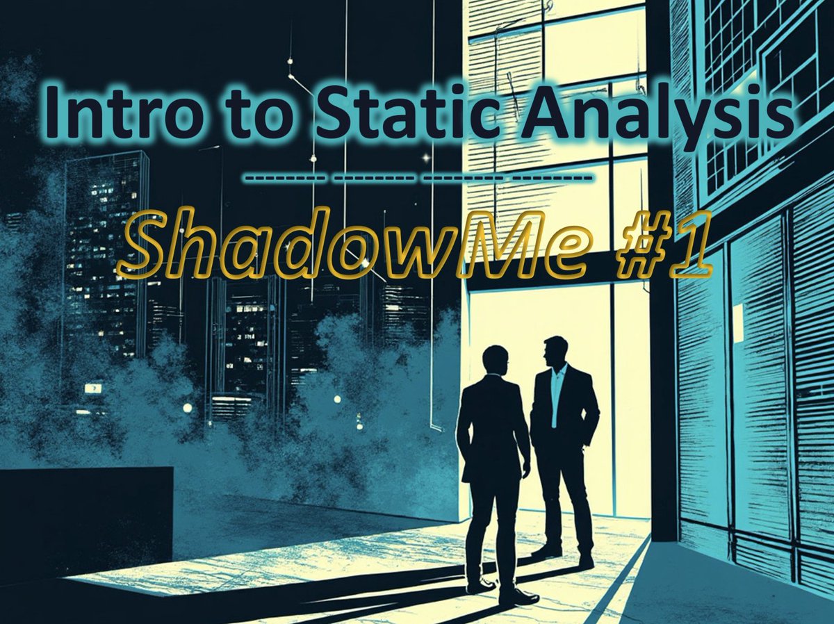 binaryz0ne's tweet image. What to expect in the #ShadowMe series? #DFIR #Cybersecurity #Malware #Infosec 

ShadowMe #1 - Intro to Static Malware Analysis
youtube.com/watch?v=8qq0_3…