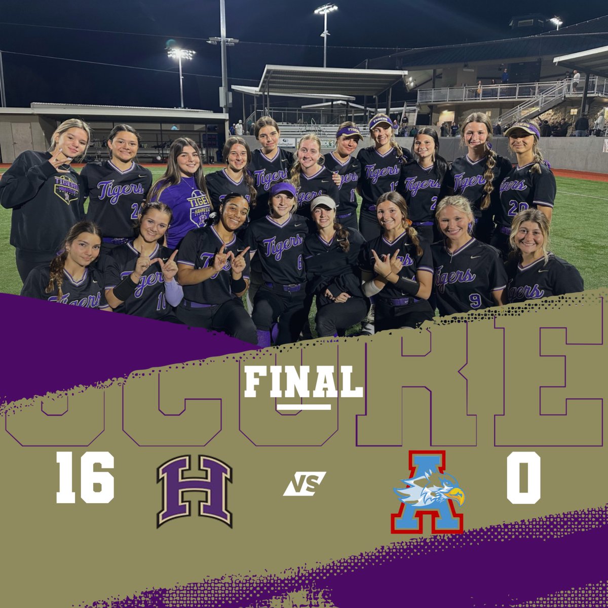 Hahnville High Softball tweet media