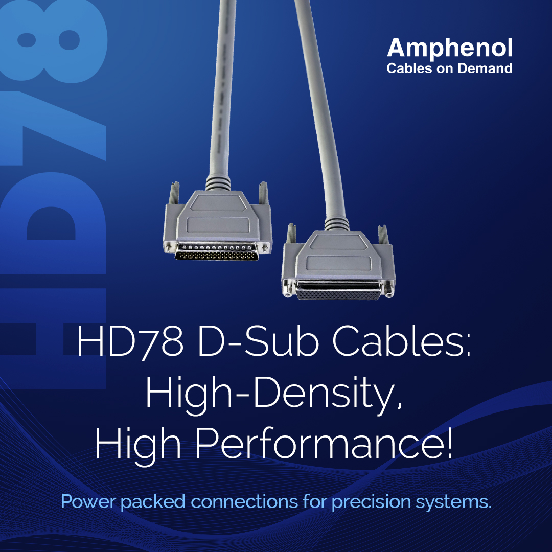 AmphenolCables's tweet image. Elevate your connections with our 78-Pin HD D-Sub Cables! Engineered for high-density, reliable performance. Shop today! ⚡💻
cablesondemand.com/78-pin-hd-d-su…
 #HD78Cable #ReliableConnections #TechPerformance #Amphenol #CablesOnDemand