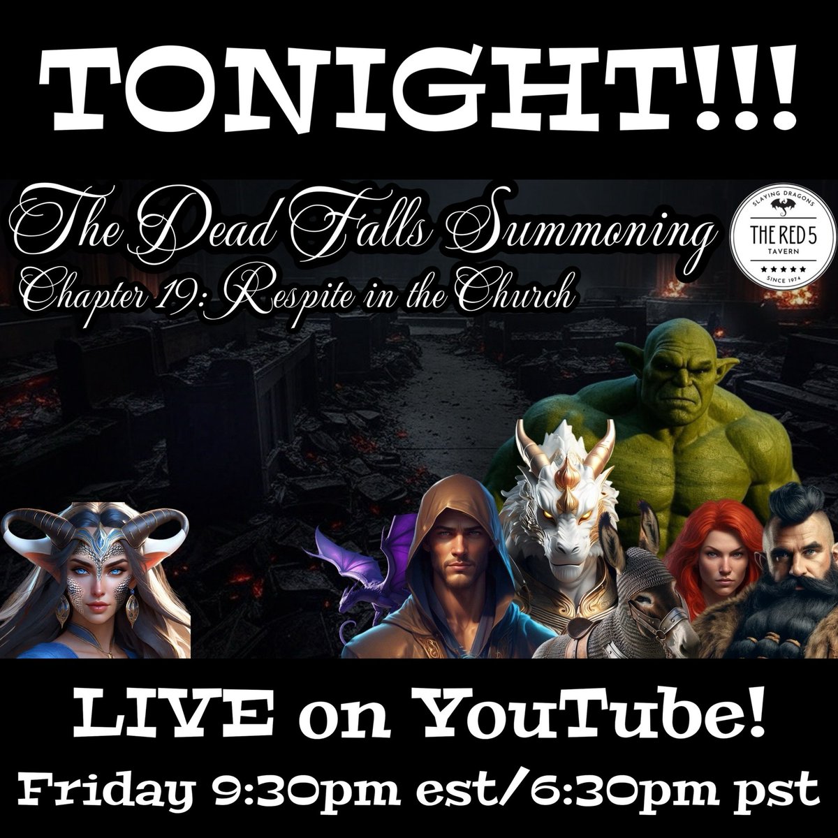 Getting ready to go LIVE! Come &amp; join the debauchery!

youtube.com/live/VS-8ic8NA…
