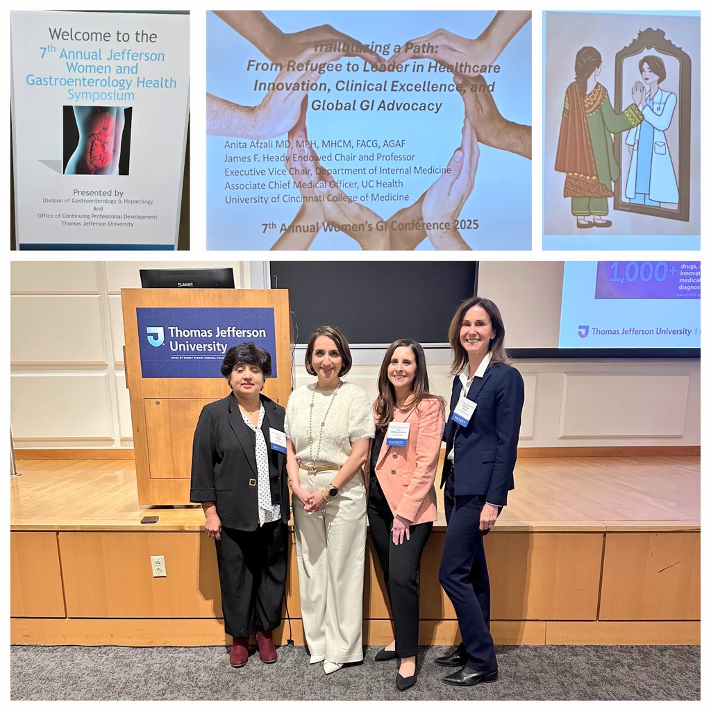 A true honor to give 🔑 Keynote Address - Trailblazing a Path: From Refugee 🇦🇫 to Leader in Healthcare Innovation, Clinical Excellence and Global GI Advocacy 🌎

7️⃣ Annual Jefferson University Women &amp; GI Health Symposium 

🎊Congrats, Course Directors Drs  Choudhary, Halegoua,