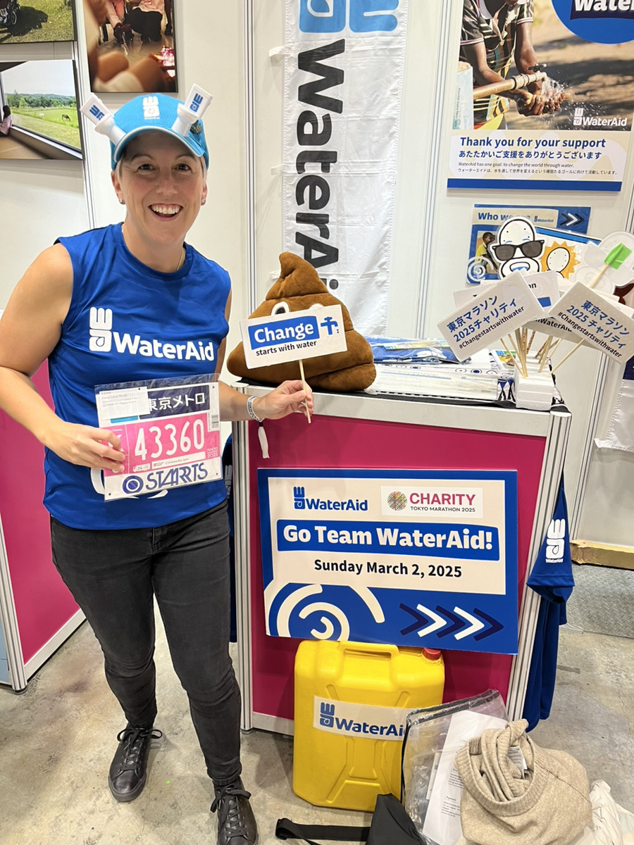 WaterAidJapan's tweet photo. 東京マラソンEXPO 2025、3日目💙💙💙昨日もたくさんの方にお立ち寄りいただき、ありがとうございました!最終日も皆さまのお越しをお待ちしております。
#RUNwithHEART #東京マラソン 2025
#TeamWaterAid https://t.co/oFrZLy5X1k