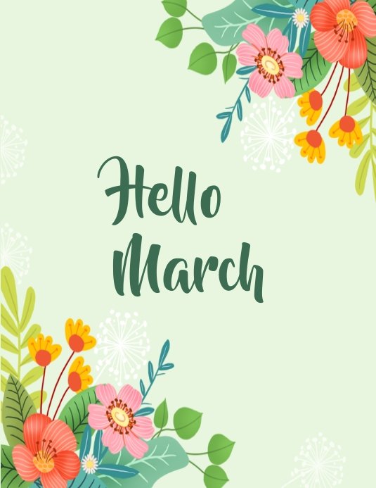 Goodbye February...hello March 😁

#goodbyefebruary #hellomarch #NewMonth #1stmarch