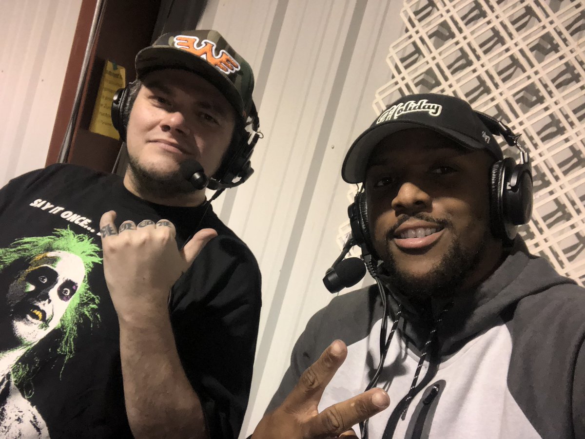 Cultureiinc's tweet photo. @WrestleACTION1 Eli &amp; Malik couldn’t make it to #ACTIONBattle but culture inc was still represented by @nj_holiday joining @moseKOBK on commentary to call this amazing tag team championship match. Streaming now @indiewrestling https://t.co/EEdXnx5o39