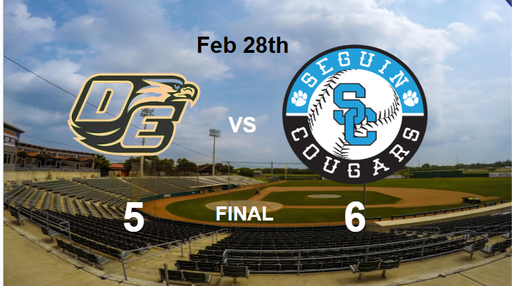 Seguin Baseball (@seguinbaseball) on Twitter photo It been a busy couple days for our Cougars Baseball Team who have racked up 3 wins in this week's Tournament.
Tomorrow Games (3/1) 9:00am Lake Worth & 4:30pm Venus <a href="/blin_jr/">Billy Linson Jr</a> <a href="/coachjoegordon/">The Official Teammate of Today's Student Athlete</a> It been a busy couple days for our Cougars Baseball Team who have racked up 3 wins in this week's Tournament.
Tomorrow Games (3/1) 9:00am Lake Worth & 4:30pm Venus <a href="/blin_jr/">Billy Linson Jr</a> <a href="/coachjoegordon/">The Official Teammate of Today's Student Athlete</a>