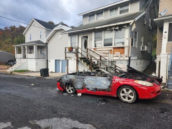 Deputy State Fire Marshals have charged a Cumberland man in connection with setting his mother's vehicle on fire in early November 2024. Terry Lynn Ford Jr., 24,  was arrested Wednesday with the assistance of the Cumberland PD. 

He initially told them he woke up to "boom"