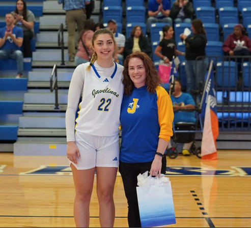 I am so thankful to Jordyn <a href="/Javelina_WBB/">Javelina Women’s Basketball 🏀🐗</a> for inviting me out for Faculty Appreciation Night! It was an honor to be celebrated with so many other amazing <a href="/tamukHKN/">Texas A&M-Kingsville Health & Kinesiology</a> faculty. I loved seeing you play and the Javelinas get the win! #javCOURAGE