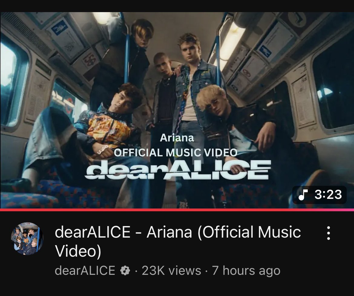 #ACEZloveariana loving the new music video <a href="/dearalicemusic/">dearALICE</a> 🤩 Watching &amp; streaming 🎶 youtu.be/bBkX2hCQXEM?si…