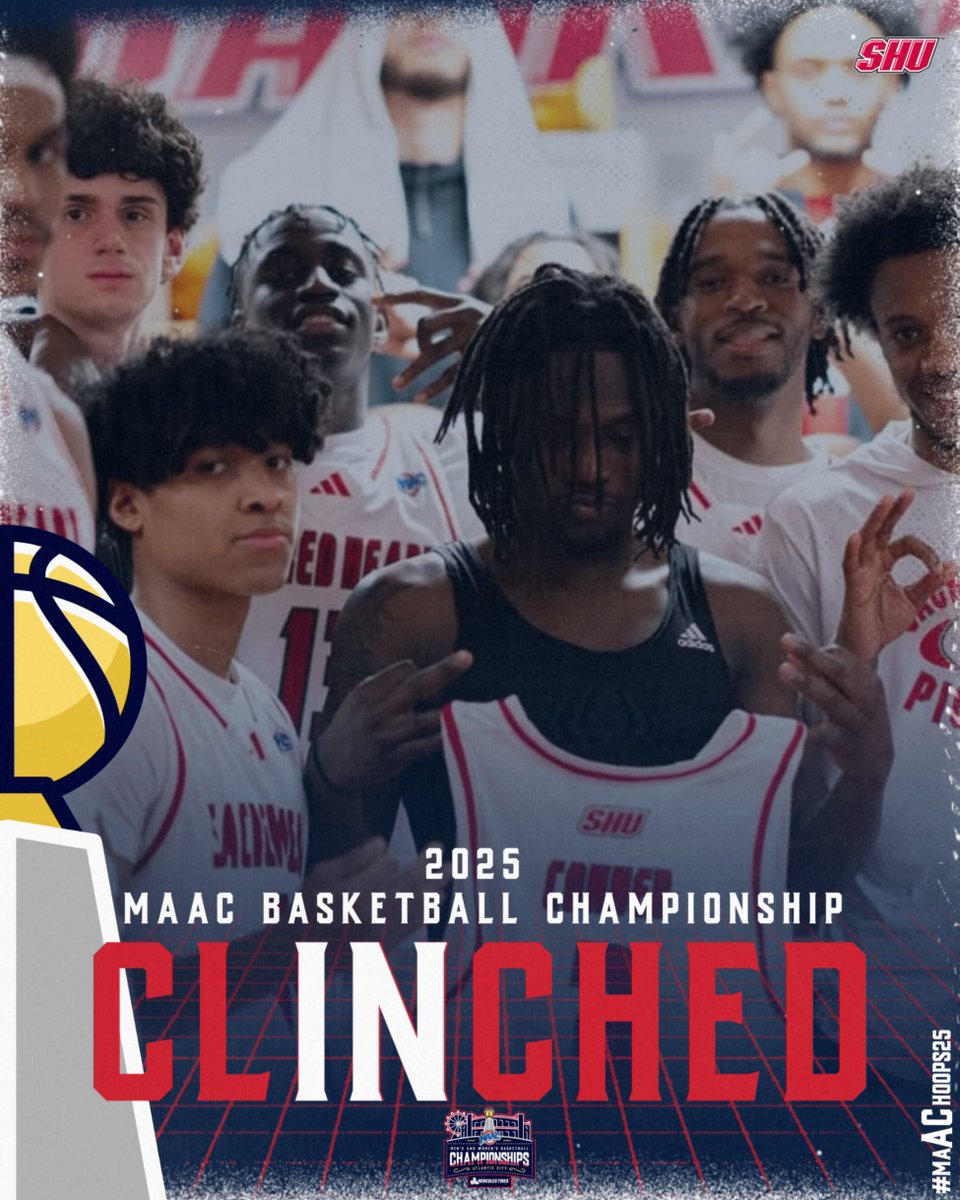 #MAACHoops (@maachoops) on Twitter photo 🎟️ 👊
Two more spots have been clinched in the Men's Basketball Championship field!
IN - <a href="/JaspersMBB/">Manhattan Basketball</a> <a href="/SHU_MensHoops/">Sacred Heart Men's Basketball</a>
#MAACHoops x #maAChoops25 🎟️ 👊
Two more spots have been clinched in the Men's Basketball Championship field!
IN - <a href="/JaspersMBB/">Manhattan Basketball</a> <a href="/SHU_MensHoops/">Sacred Heart Men's Basketball</a>
#MAACHoops x #maAChoops25