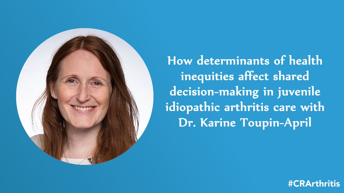 Arthritis Broadcast Network (@arthritisnetwrk) on Twitter photo In #CRArthritis 31, <a href="/toupinak/">Karine Toupin April</a> from <a href="/uOttawa/">Université d'Ottawa | University of Ottawa</a> shares how factors like gender, culture, and socioeconomic status affect decision-making in juvenile arthritis care.
Watch now: youtu.be/yT9F3OwuEec
#ASM25 #healthequity #JIA <a href="/ACEJointHealth/">JointHealth</a> <a href="/CAFsociety/">Cassie + Friends Society</a> <a href="/CCAA_org/">CCAA - Kids With Arthritis (JIA)</a> <a href="/SickKidsNews/">The Hospital for Sick Children (SickKids)</a> In #CRArthritis 31, <a href="/toupinak/">Karine Toupin April</a> from <a href="/uOttawa/">Université d'Ottawa | University of Ottawa</a> shares how factors like gender, culture, and socioeconomic status affect decision-making in juvenile arthritis care.
Watch now: youtu.be/yT9F3OwuEec
#ASM25 #healthequity #JIA <a href="/ACEJointHealth/">JointHealth</a> <a href="/CAFsociety/">Cassie + Friends Society</a> <a href="/CCAA_org/">CCAA - Kids With Arthritis (JIA)</a> <a href="/SickKidsNews/">The Hospital for Sick Children (SickKids)</a>
