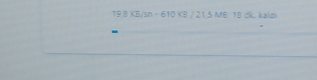 Ya şey diyeceğim, biz bu kadar hızlı internet kullanmasak mı?