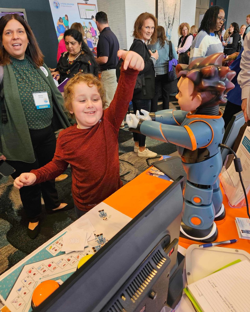 robokind's tweet image. Magic at SCEC! 🌟 Witnessing moments of joy and discovery as young learners engage with our technology. Each interaction is a step towards greater understanding and inclusivity in education. 🤖💡

#RoboKind #SpecialEducation #InclusiveEducation