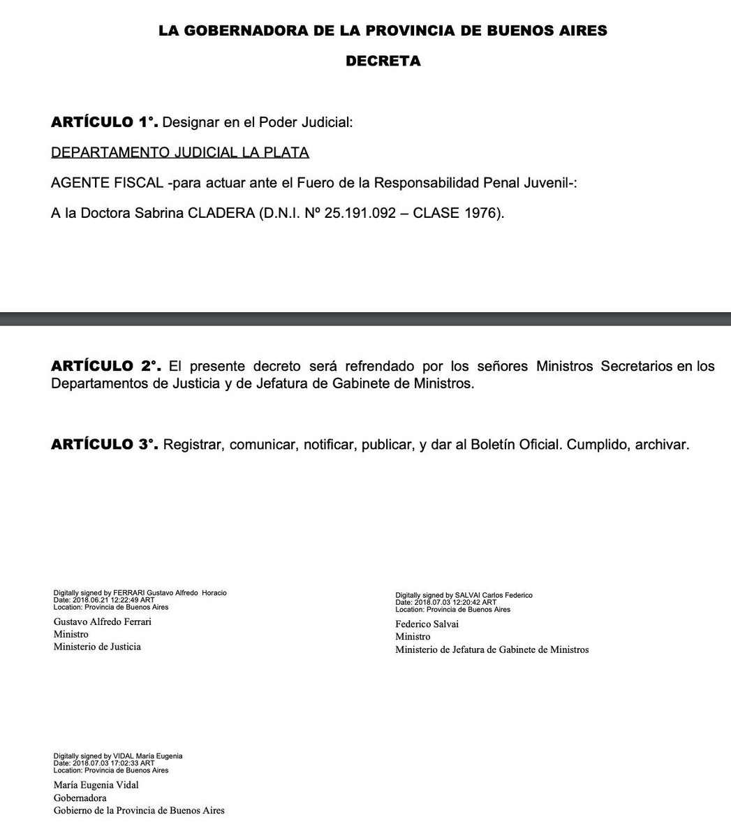 Hemos presentado y mañana haremos público el pedido de juicio político de la fiscal designada por María Eugenia Vidal que liberó al asesino de Kim.
