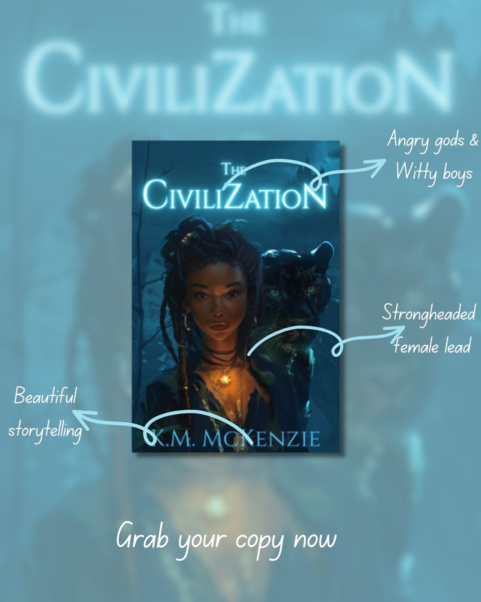 📚 BOOK SPOTLIGHT: The Civilization by K.M. McKenzie

✨ Kirkus Reviews: “An original blend of African-inspired mysticism and adventure.”

If you love epic quests, mythology, and fierce heroines, this book is for you!

Available in print in the US.

#AfricanPublishing #YAReads