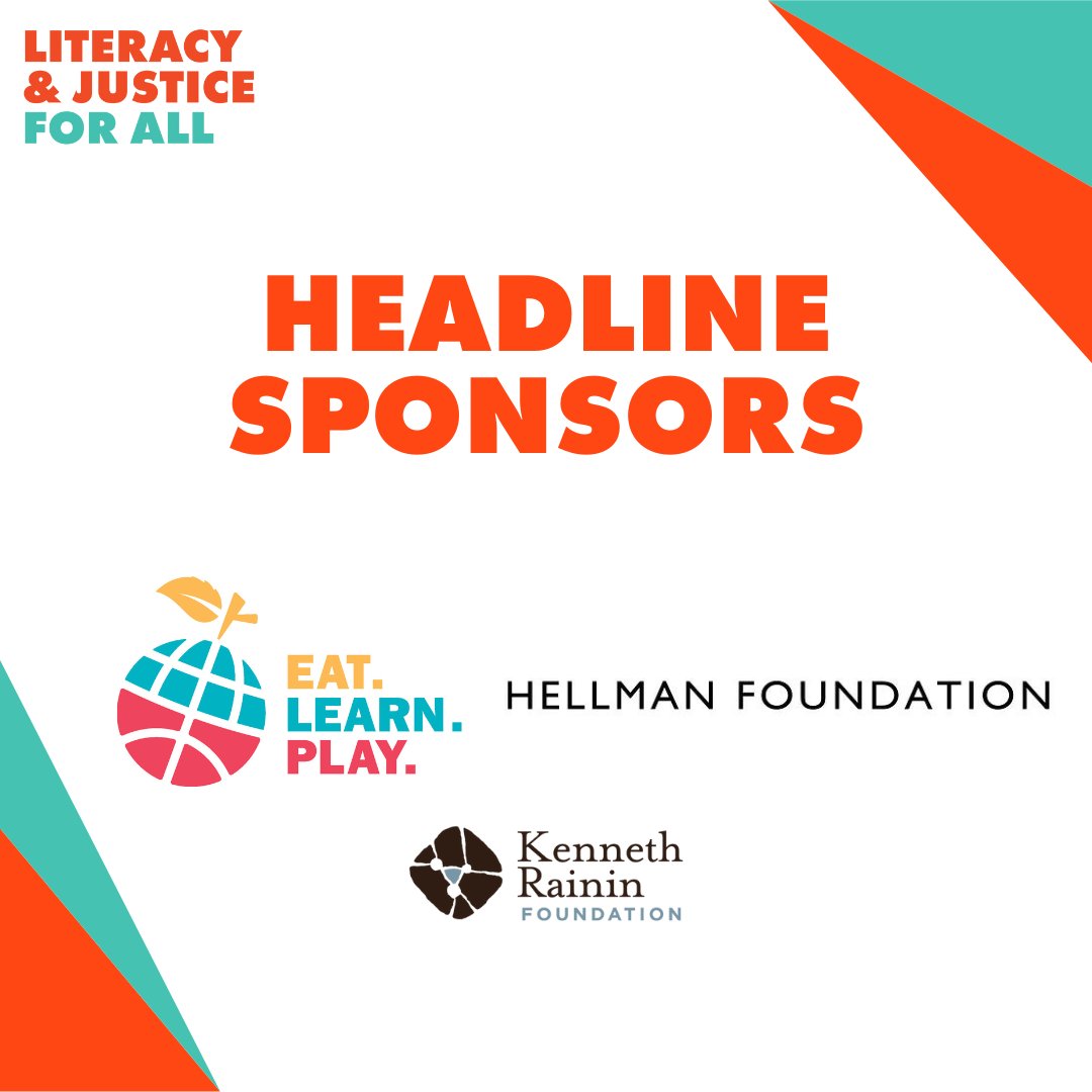 A huge shout out to our headline sponsors this year--you make the symposium possible! #LJ4All