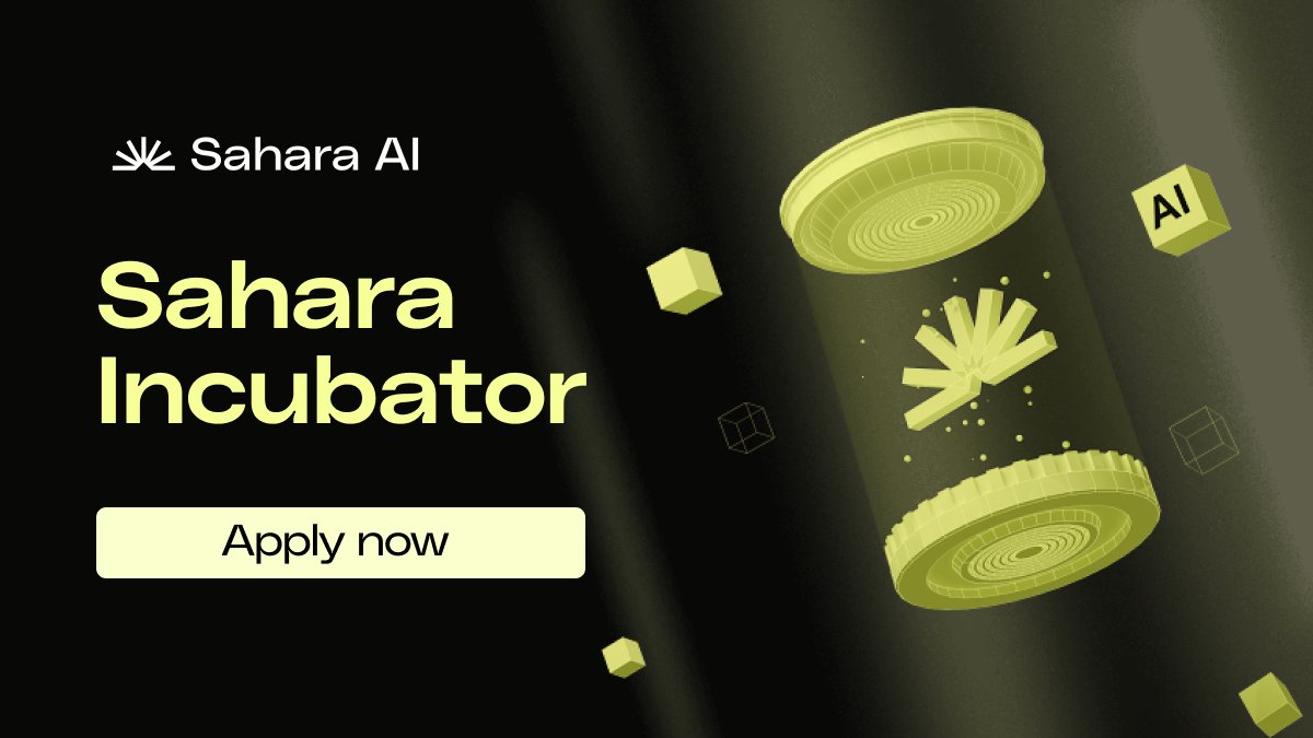 SaharaAI's tweet photo. Exciting announcement out of #ETHDenver2025!

We’ve just launched the Sahara Incubator—the ultimate launchpad for AI x Web3 founders building the future of decentralized AI. If you're working on AI infra, AI agents, or next-gen AI-powered apps, this is your chance to scale with us.

We’ll provide you with unmatched founder support and resources:
✅Product & Engineering Support
✅Marketing & Exposure
✅Ecosystem Growth
✅Funding & VC Network Access

🚀 Applications are NOW LIVE: https://t.co/T0ALrnthUl