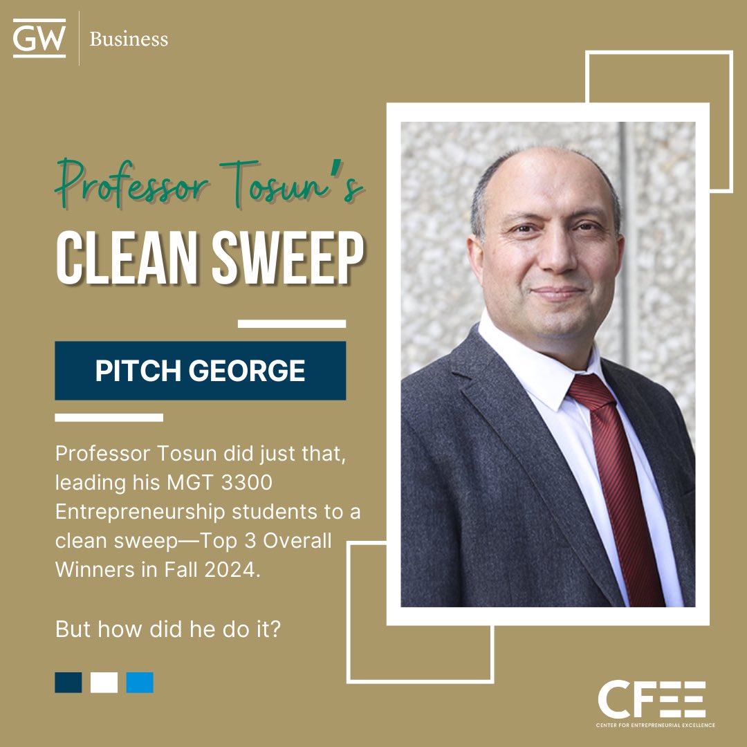 GWSB Center for Entrepreneurial Excellence tweet media