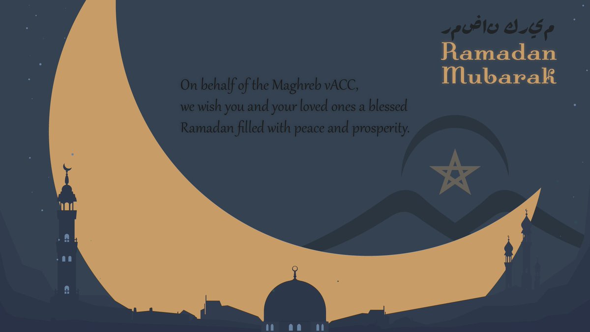 Ramadan Mubarak! Wishing you all a month of fulfillment and endless blessings. 🤲

#VATSIM #MaghrebvACC #Ramadan2025 #RamadanMubarak #Morocco #Algeria #Tunisia