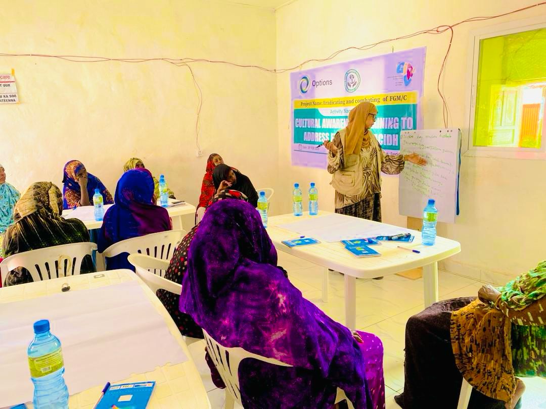 SSWO conducted an awareness training in Gaacidh on cultural understanding and FGM/C prevention to shift perceptions and protect girls from harm #TheGirlGen #Options #endfgm