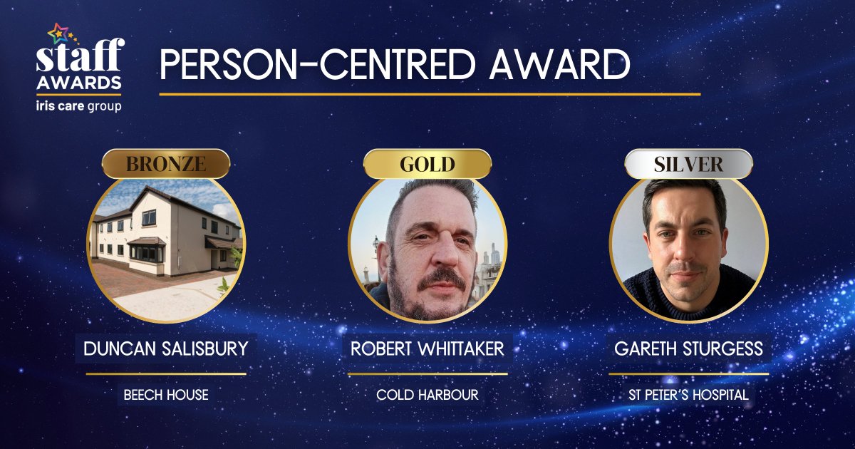 The Person-Centred Award 🎉

This award recognises team members who empower the individuals that they support with a person-centred approach, providing care and support in a way that is respectful, compassionate, dignified and empathetic.

#ICGStaffAwards