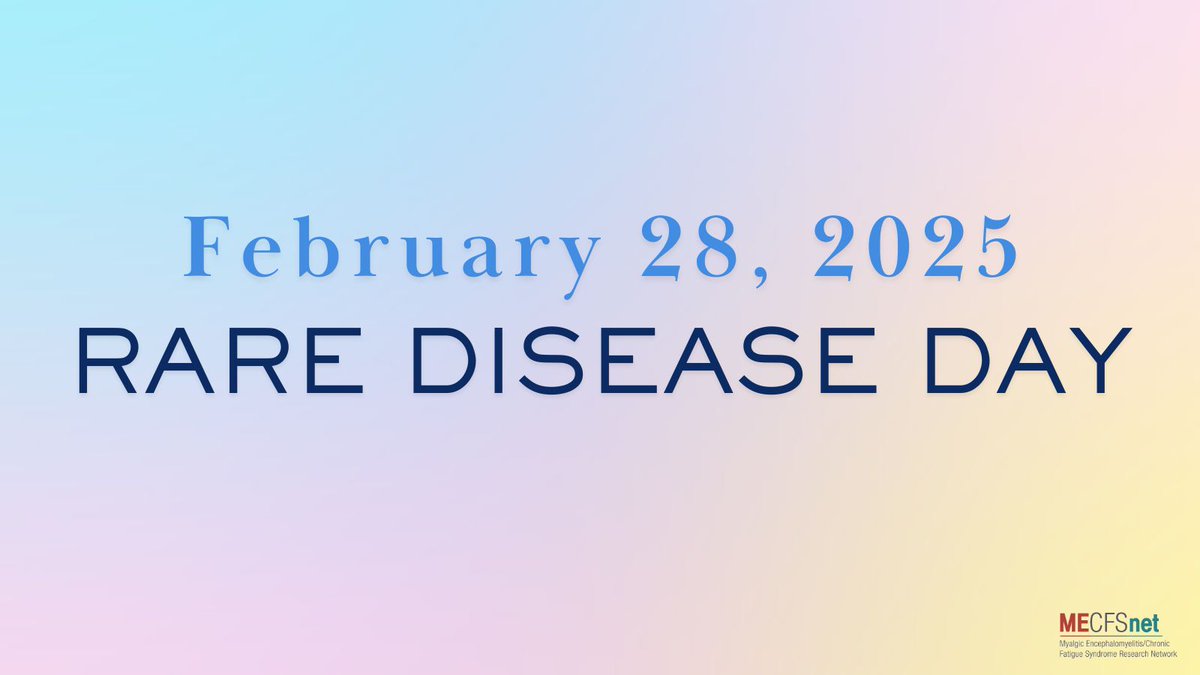 TheMECFSNet's tweet image. 🌍✨ Today is #RareDiseaseDay! DYK #MECFS affects up to 3.3 million Americans? It’s time to shine a light on ME/CFS and advocate for more research, support, and care. 💙 #RaisingAwareness