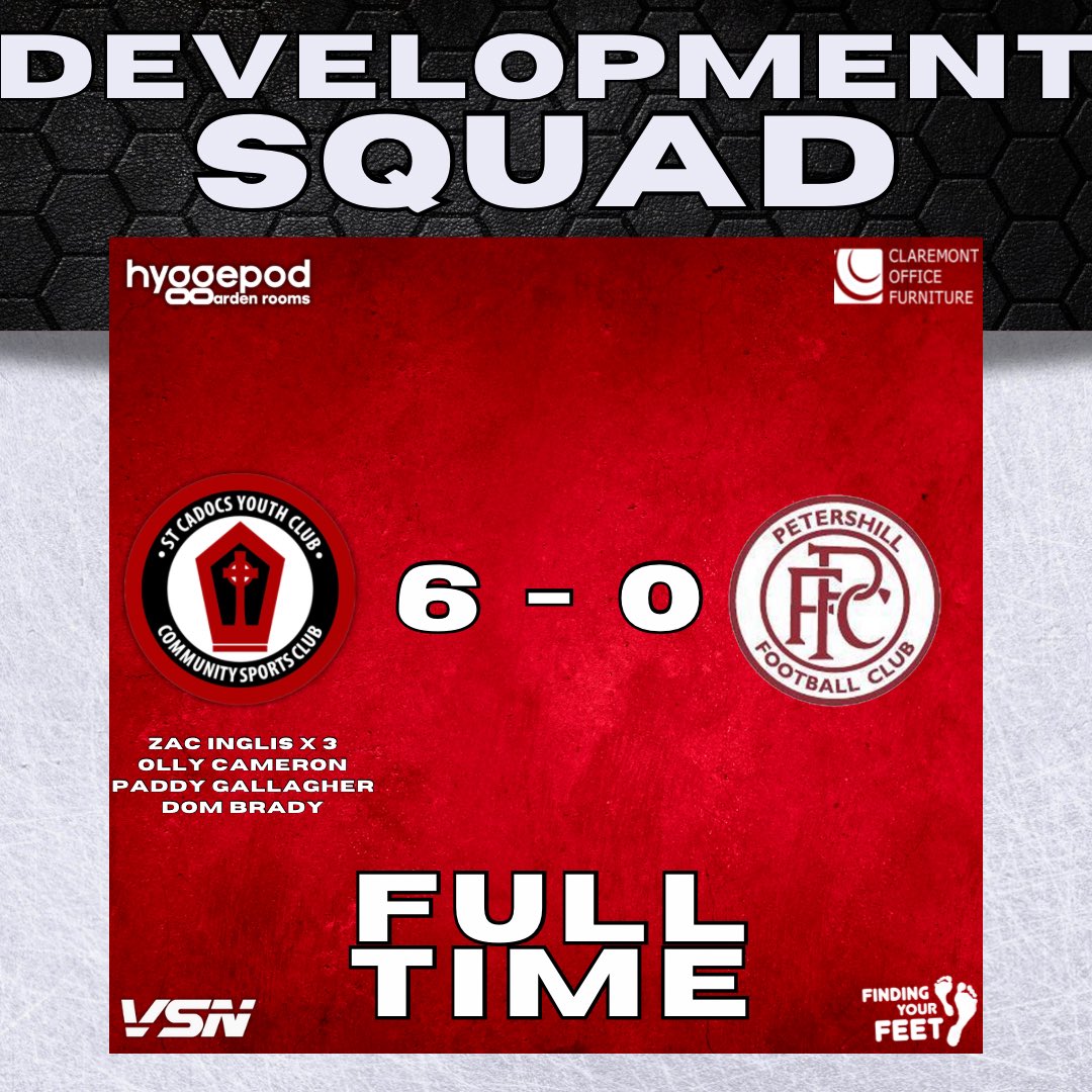 🇾🇪U20 FULL-TIME🇾🇪

A convincing performance and a Zac Inglis hatrick under the New Tinto lights sees the points go to the Young Cads! 

All the best to <a href="/Peasyu20s/">Petershill FC u20s Development</a> for the rest of the season🤝