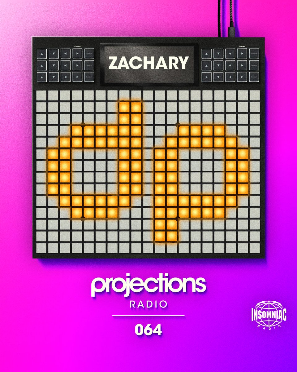 Get ready for <a href="/zacharystime/">Zachary</a>’s takeover of this month’s #ProjectionsRadio! Tune in TONIGHT @ 9PM PT via insomniacradio.com for their special mix! 🔊