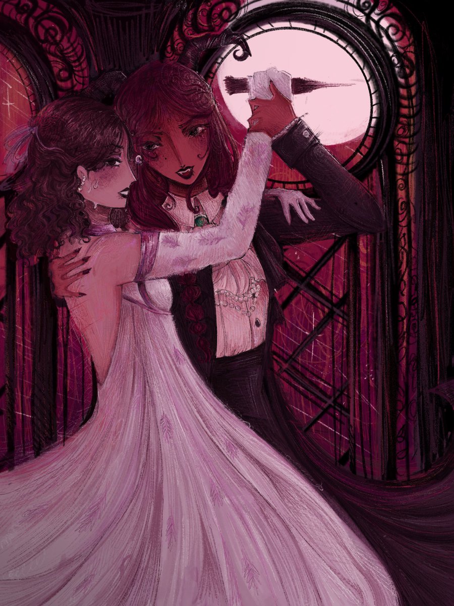 Sorbetastic's tweet photo. My #Fiovera art for the @IDVvampires Zine!!! Make sure to check everybody’s pieces out!!! 🥀❤️

—

#IdentityV https://t.co/YJbmfBd2Uh