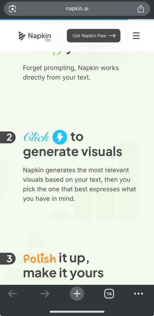 bolex396's tweet photo. 📝 Transform Ideas into Visuals with https://t.co/xT07xLXM4v! 🎨
Just tried https://t.co/xT07xLXM4v—it converts text into clear visuals like diagrams and flowcharts. Perfect for enhancing presentations and social media content. 

#NapkinAI #VisualCommunication https://t.co/7nuZWSZuQu