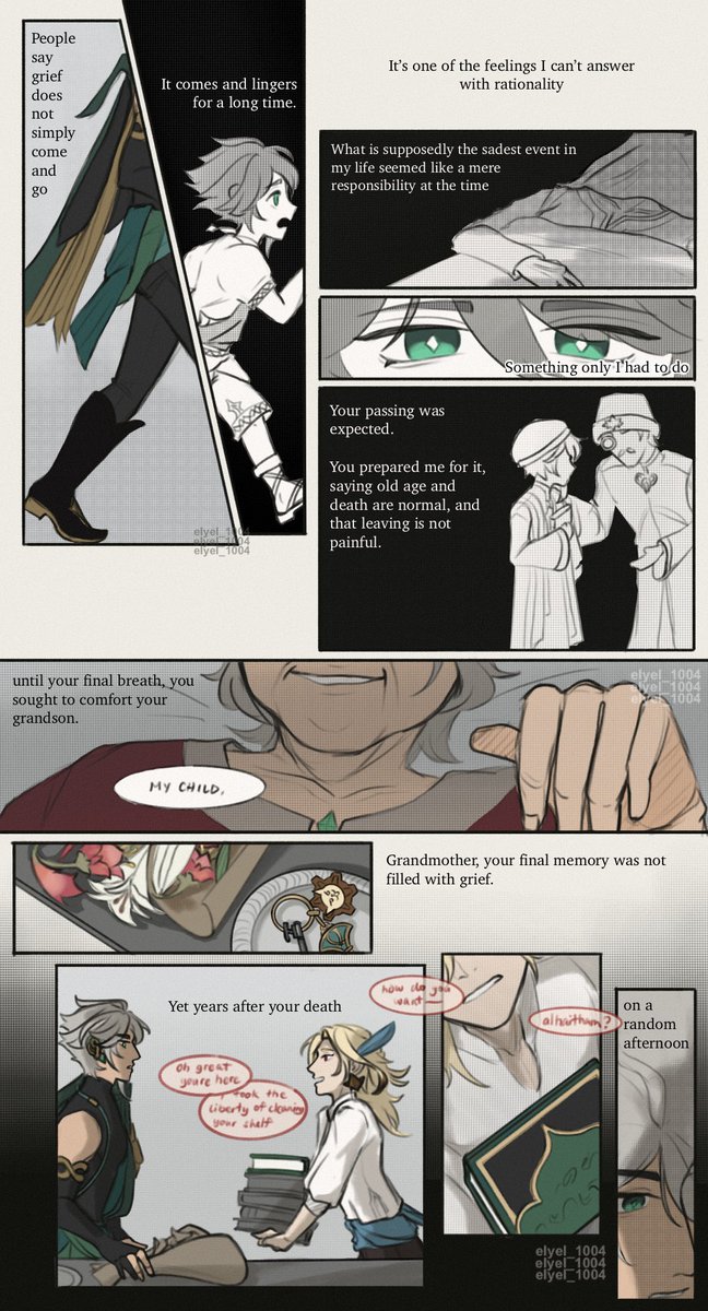 tw // death 

A little alhaitham angst but not really angst just thoughts
 pt 1  #Alhaitham #haikaveh