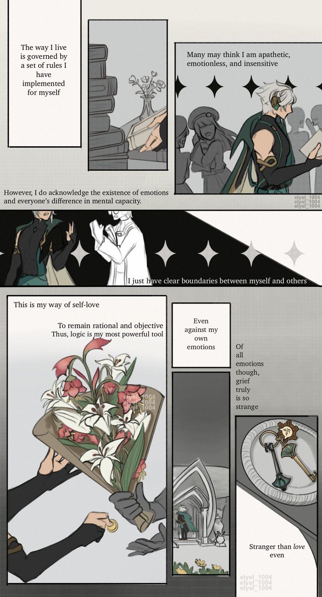 elyel_1004's tweet photo. tw // death 

A little alhaitham angst but not really angst just thoughts
 pt 1  #Alhaitham #haikaveh https://t.co/pO8W2vUvvO