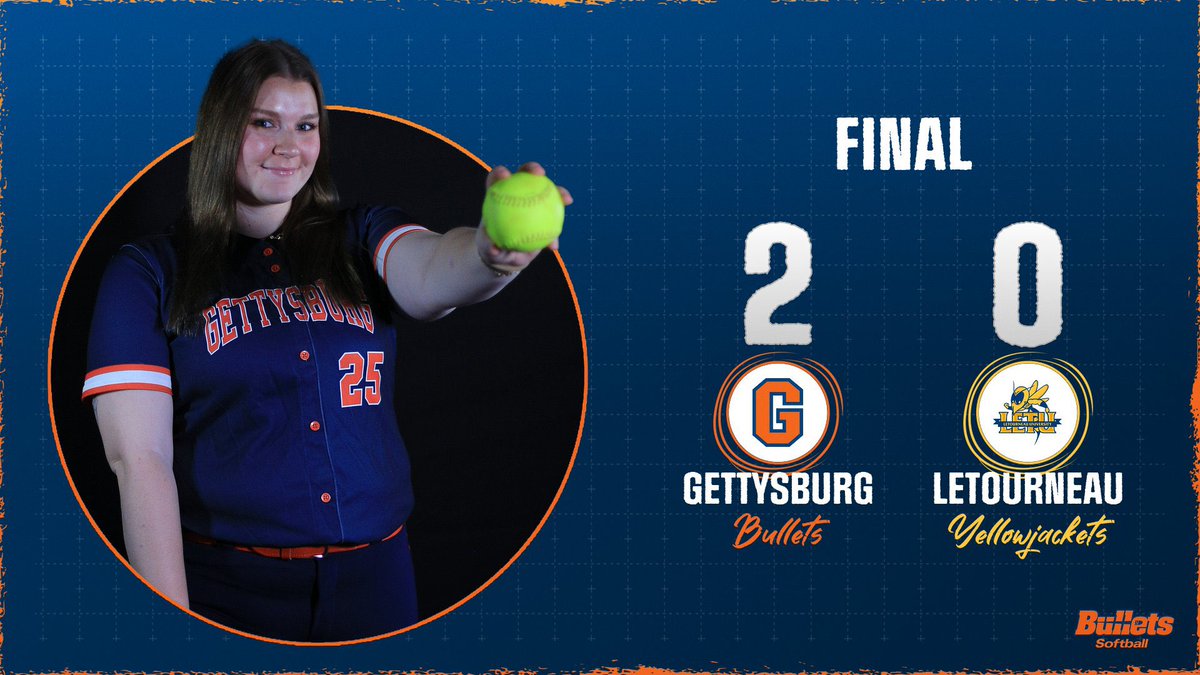 Softball takes the 2 - 0 win over LeTourneau to open play in Georgia! #GoBullets #BulletsWin 

Next Up:
📅 Today 
🕰️ 5:30 pm
📍 Columbus, GA
🥎 Tufts