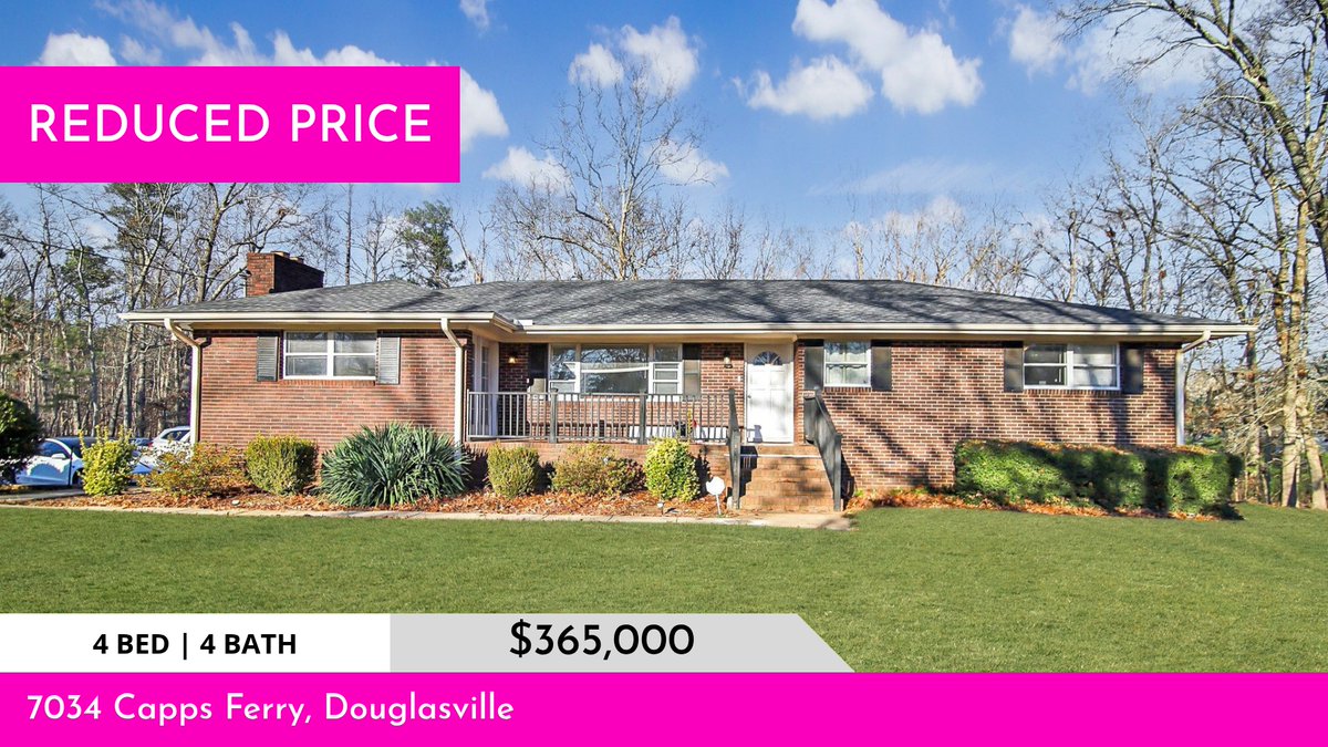 ChastityDiamond's tweet image. 📍 Reduced Price 📍 This recently reduced home at 7034 Capps Ferry in Douglasville won't last long, so, don't wait to set up a showing! Reach out here or at (404) 444-6302 for more information!

#TheDiamondTeam #eXpR... homeforsale.at/7034_CAPPS_FER…