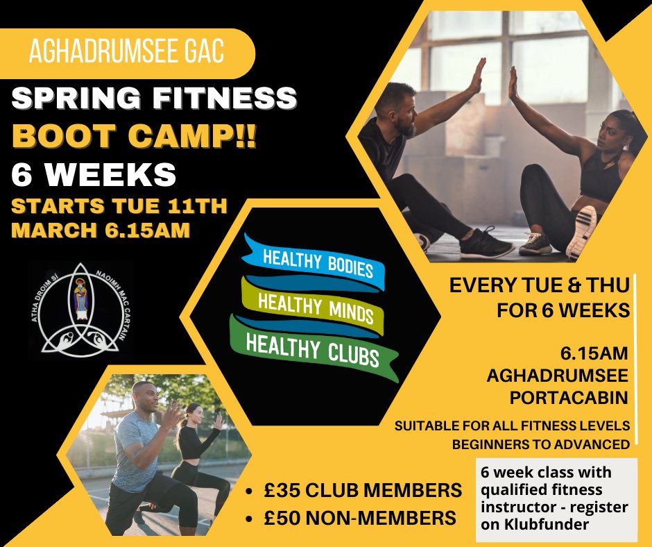 📣 Aghadrumsee GAC Spring Fitness Boot Camp! 📣
Get all the latest news on the Aghadrumsee GAC app member.clubspot.app/club/aghadrums…